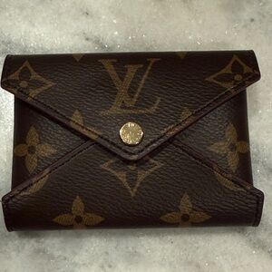 Louis Vuitton Dark Brown Monogram Envelope Wallet